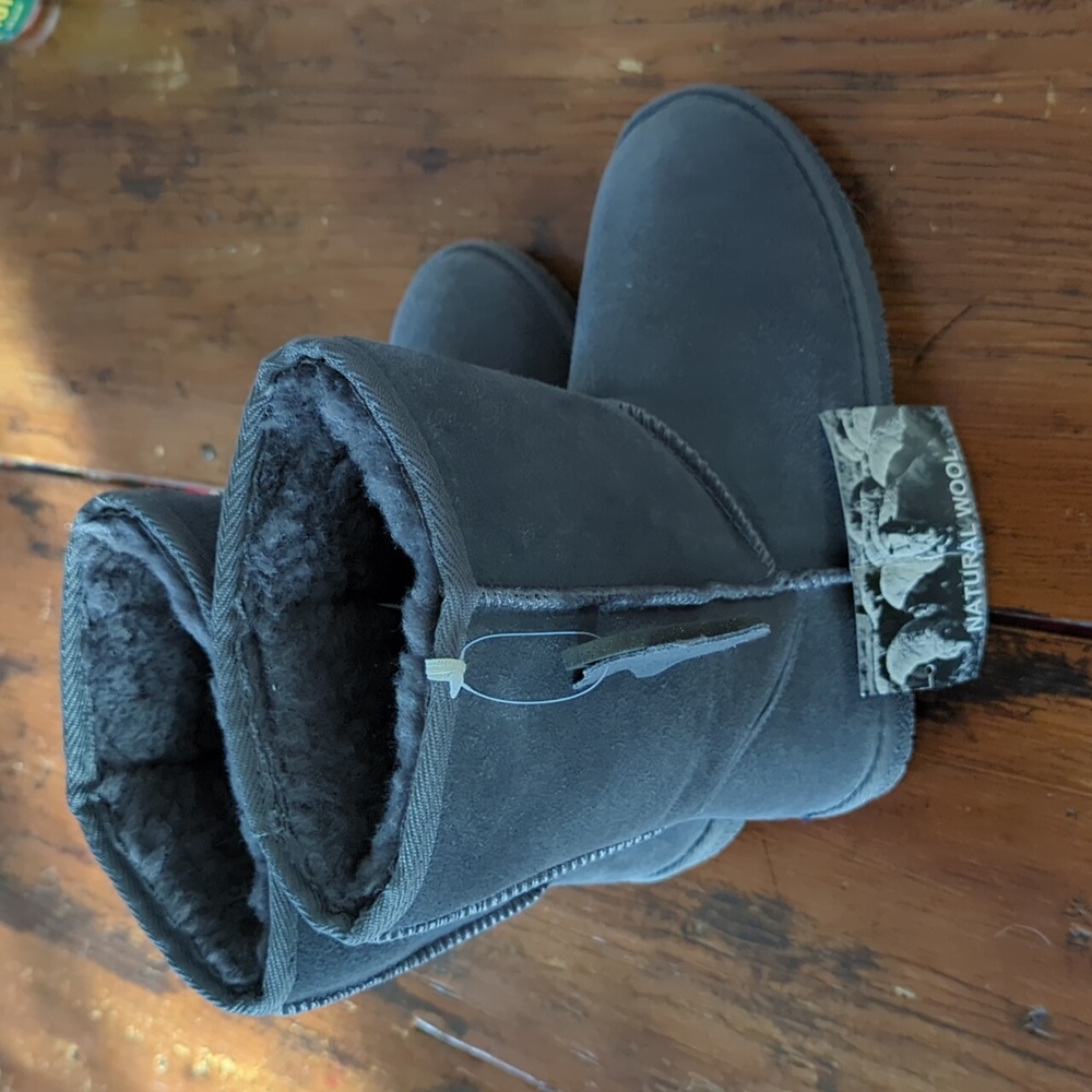 Grey No Surrender Size 8  UGG Style Boots